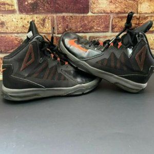 Nike Air Max Black Orange  boys size 5 Y
